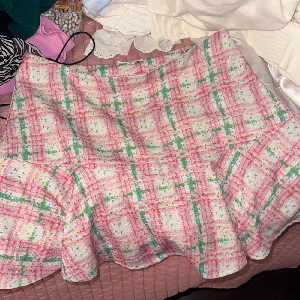 Multicolor Mini Skirt